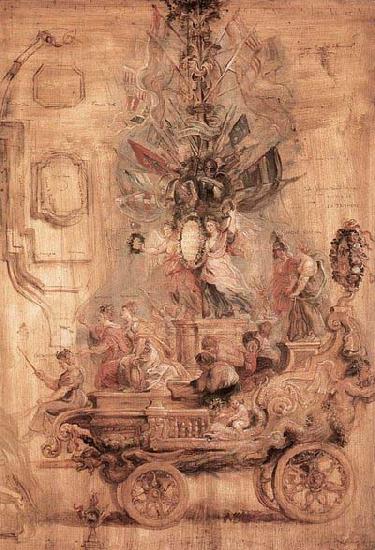 Peter Paul Rubens The Triumphal Car of Kallo oil painting image